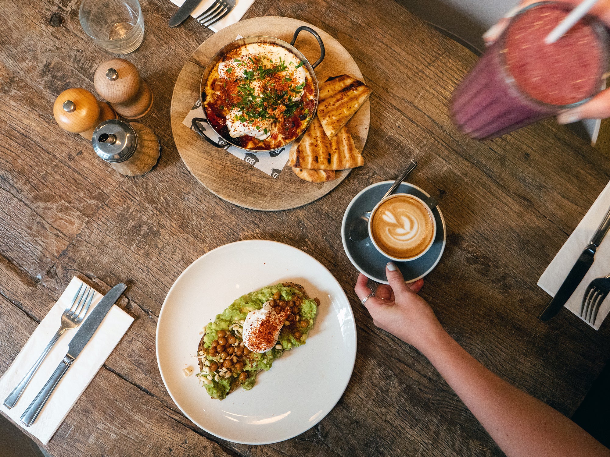 Smashed Avocado at Caravan London Bridge restaurant