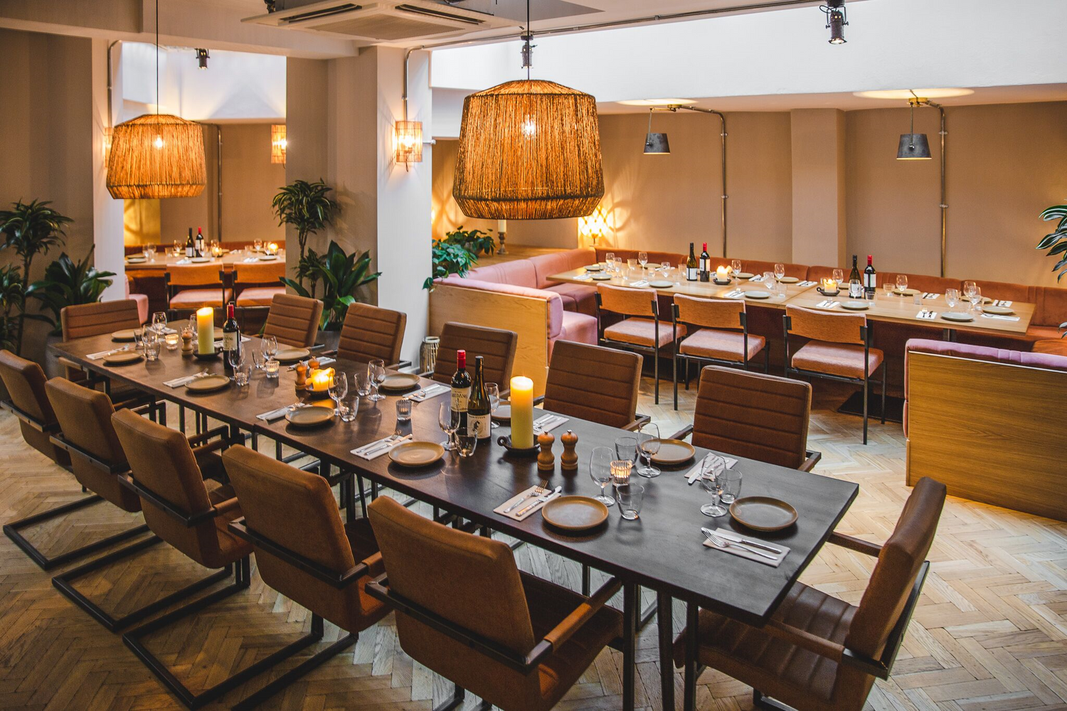 The Record Room, former BBC recording studio, now hidden private dining room and event space at Caravan Fitzrovia restaurant