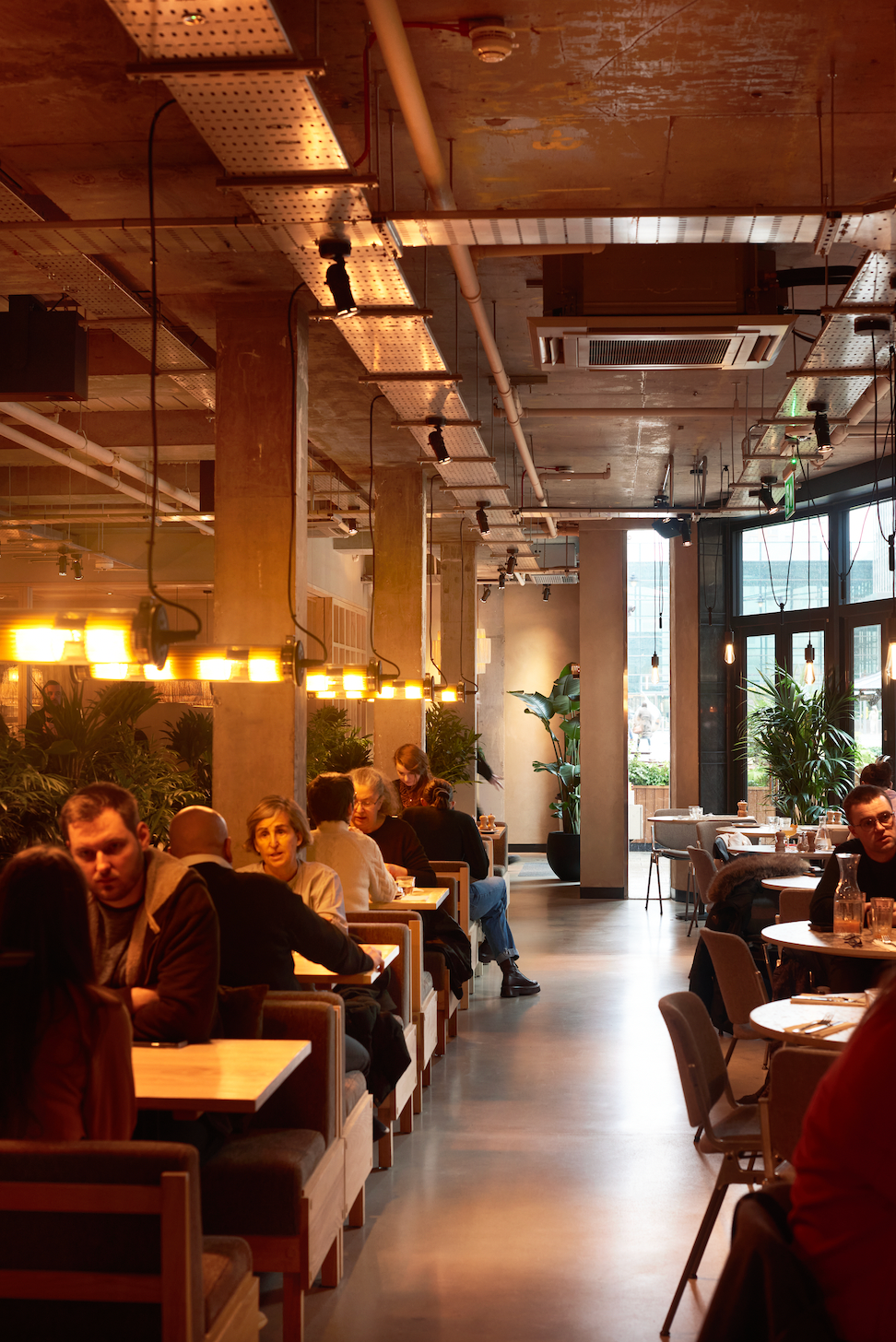 Private dining, party, event space and corporate events at Caravan Canary Wharf restaurant
