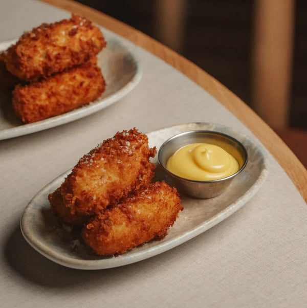 Caravan croquettes with San Simón da Costa cheese
