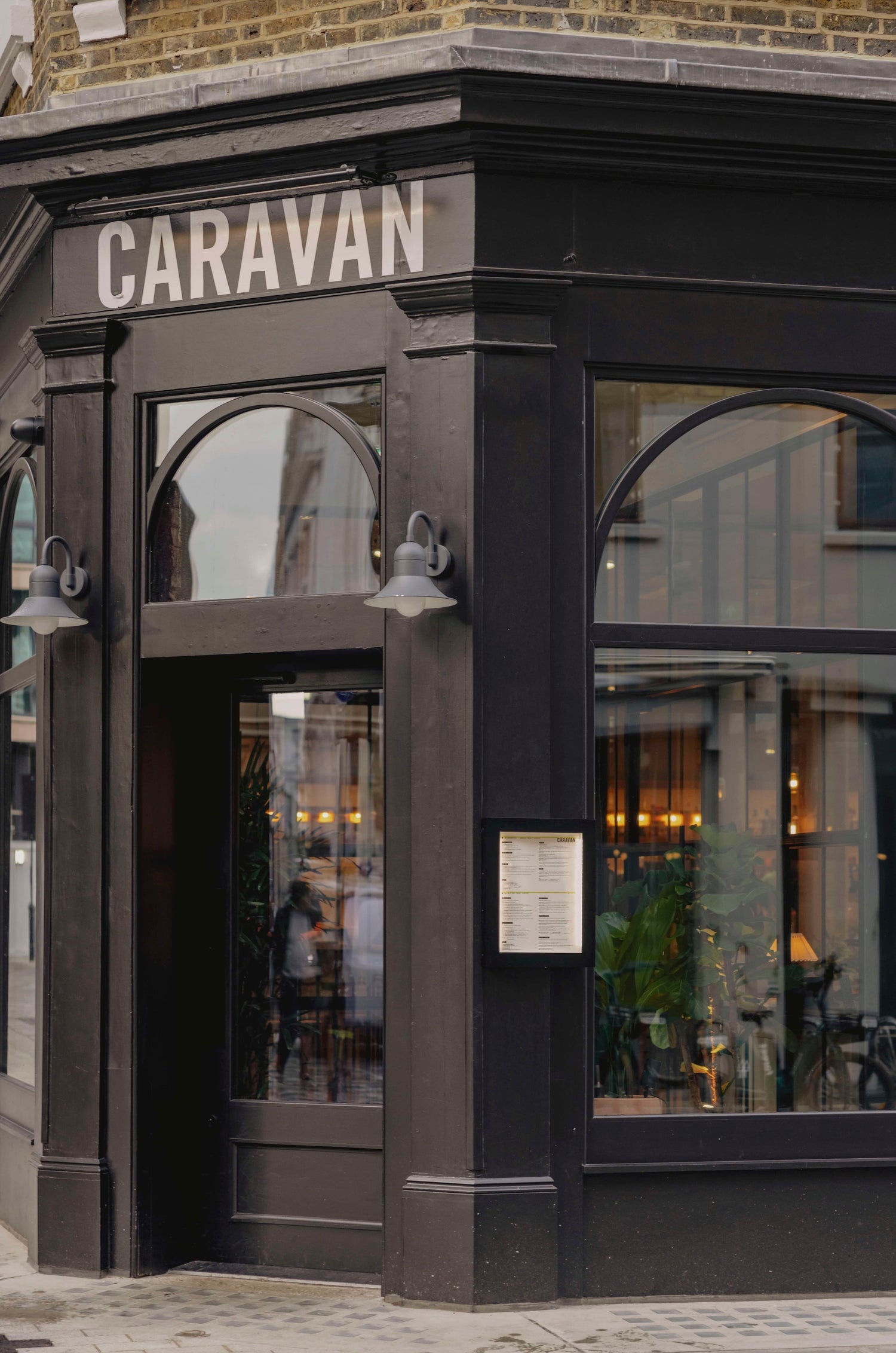 Caravan Covent Garden exterior of the restaurant