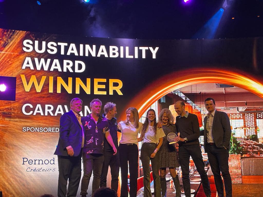 Caravan Restaurant & Coffee 2023 Sustainability award winners at Retailers Retailer Awards
