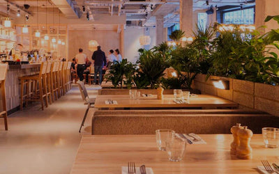 Caravan Canary Wharf Restaurant Interior photo