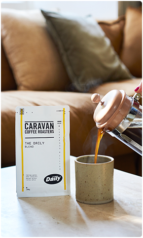 Drinking The Daily coffee at home with a cafetiere | Caravan Coffee Roasters