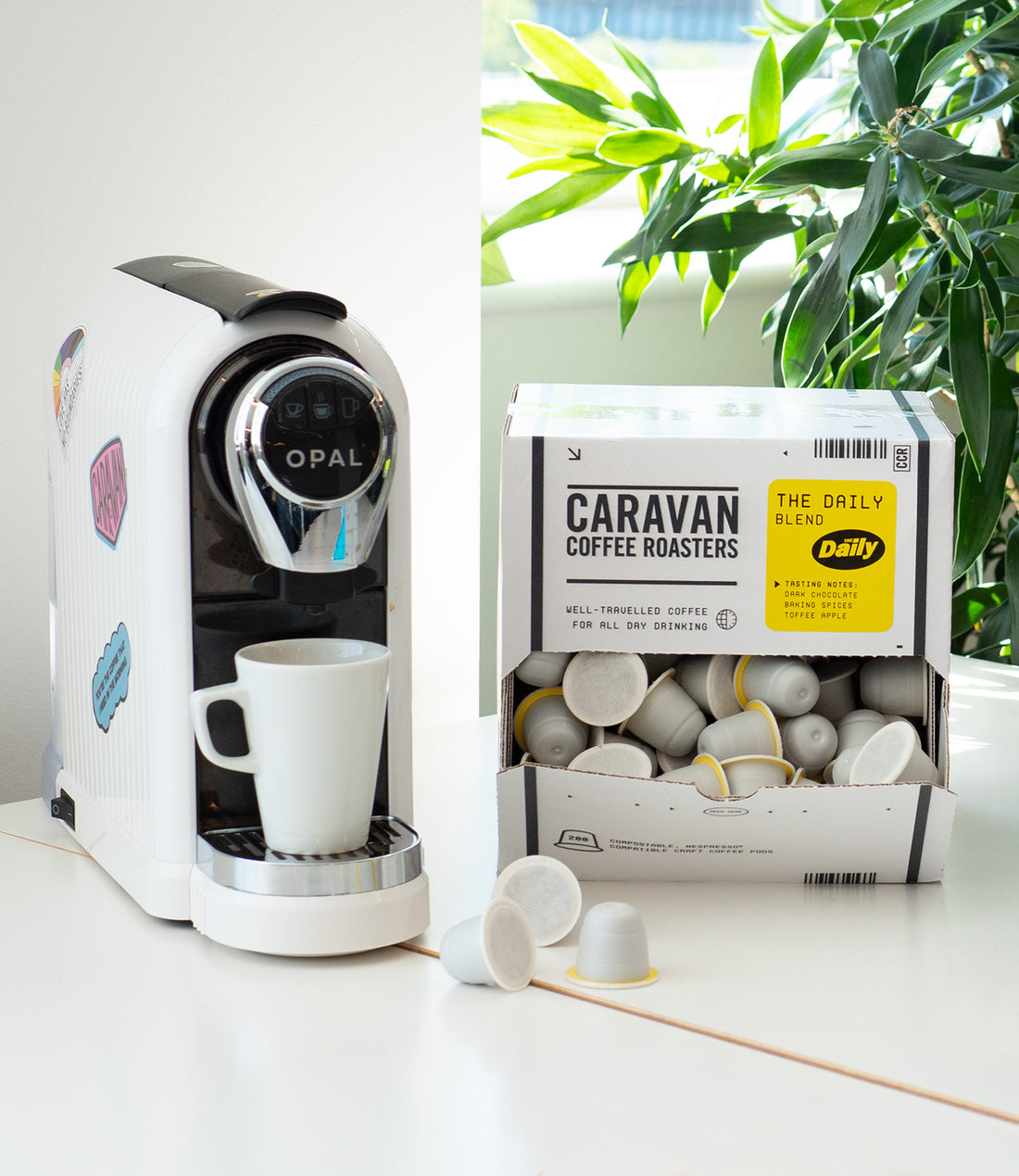 The Daily Coffee Pods Nespresso Compatible Compostable Caravan